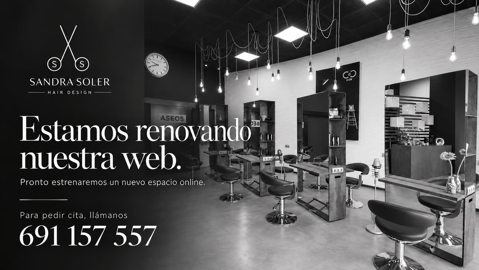 Sandra Soler Hair Design — Estamos renovando nuestra web. Pronto estrenaremos un nuevo espacio online.